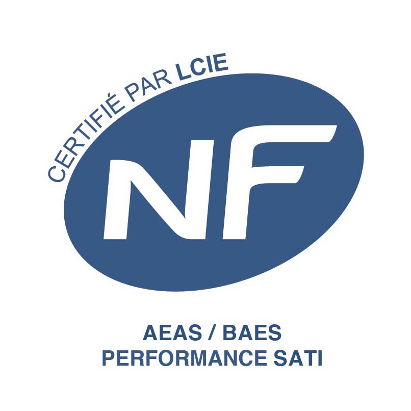 NF Certifié par LCIE - Elaul - Abakx